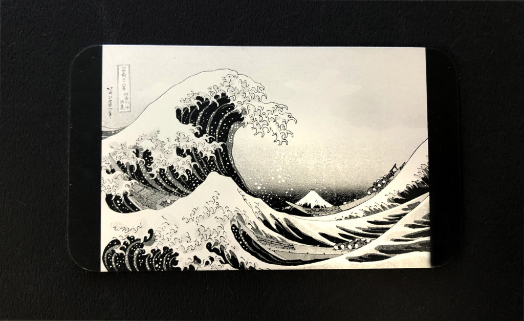 アルマイトへのレーザーマーカ