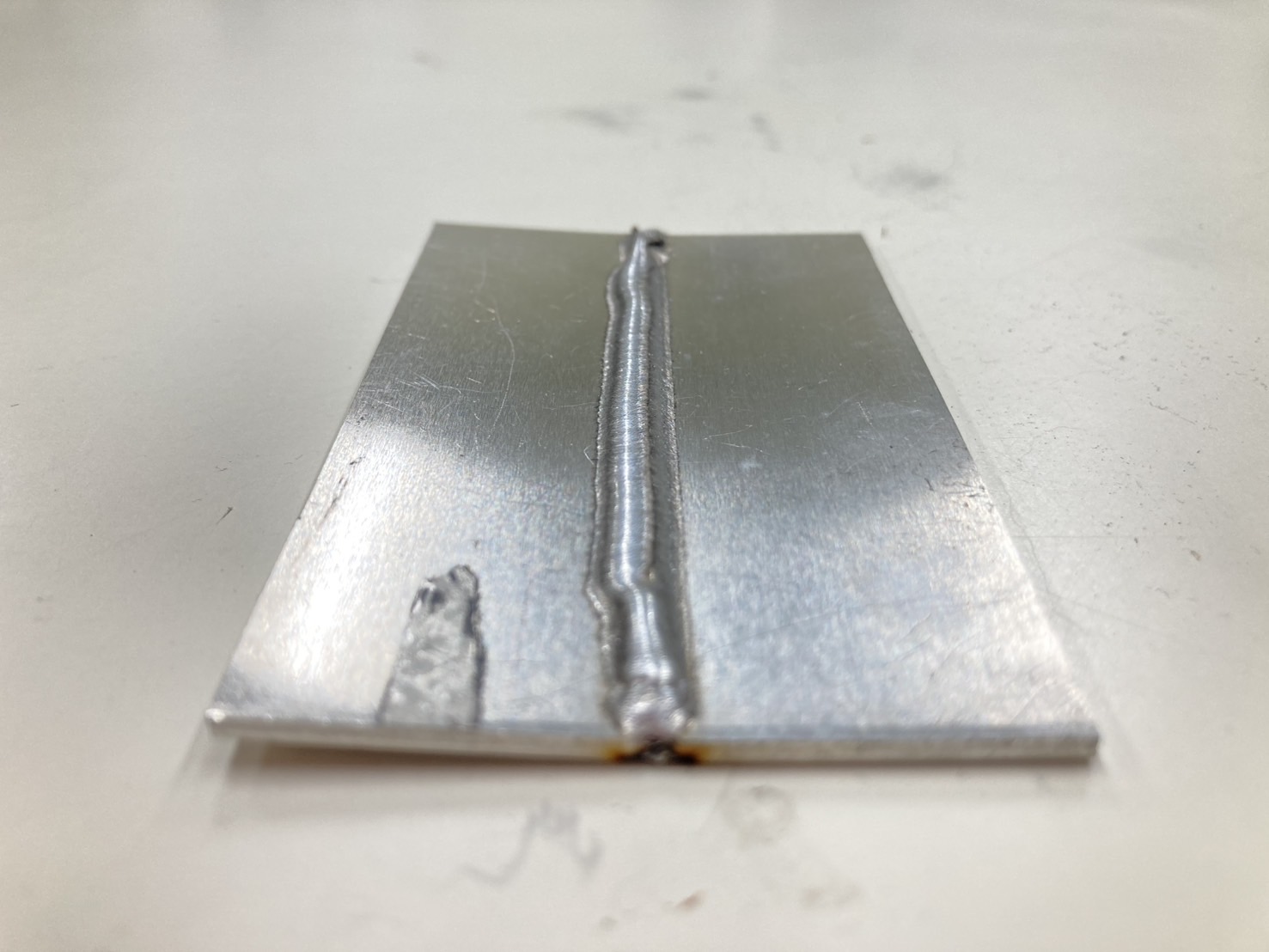 アルミ1.6mmのワイヤーでレーザー溶接した三層目