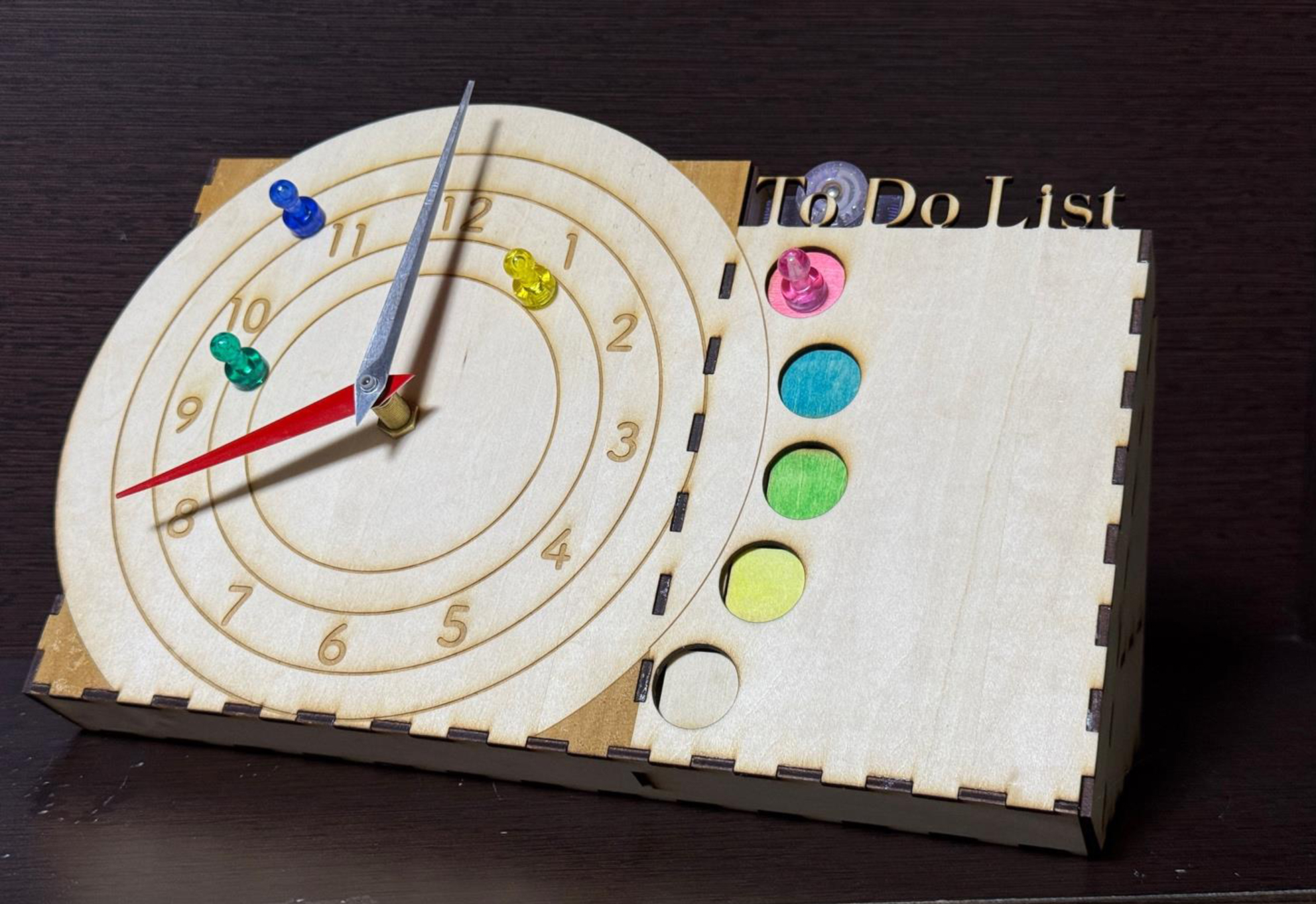 ▲時計＋スケジュール